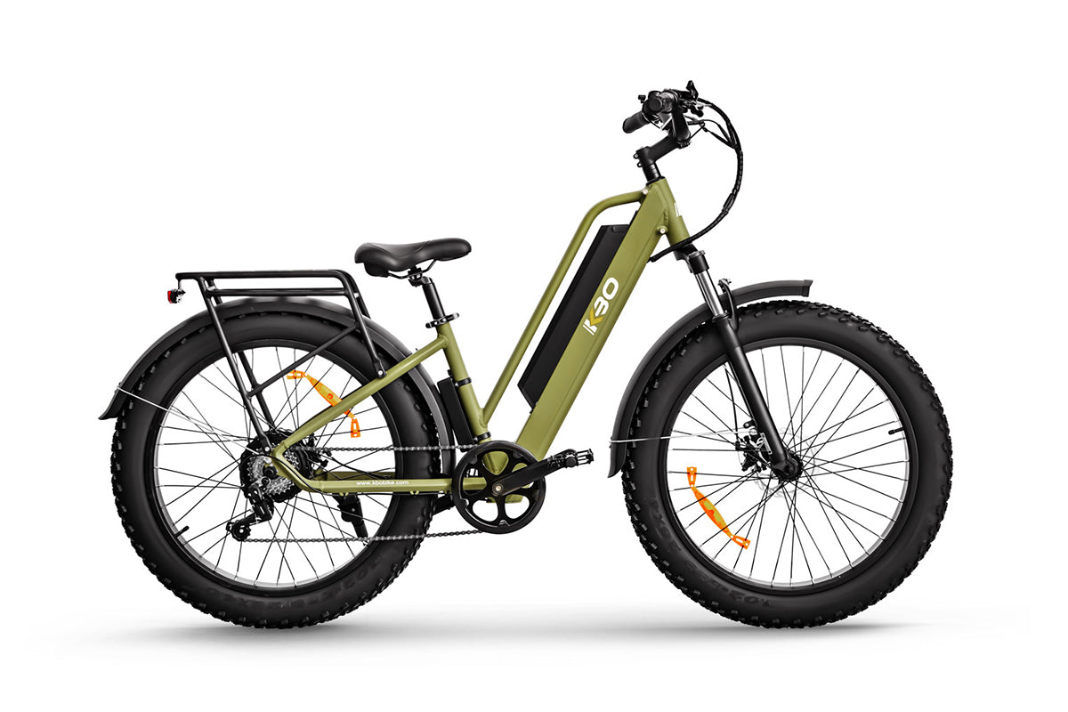 KBO All-Terrain Electric Bike Tornado Fat Tire EBike for Mountain