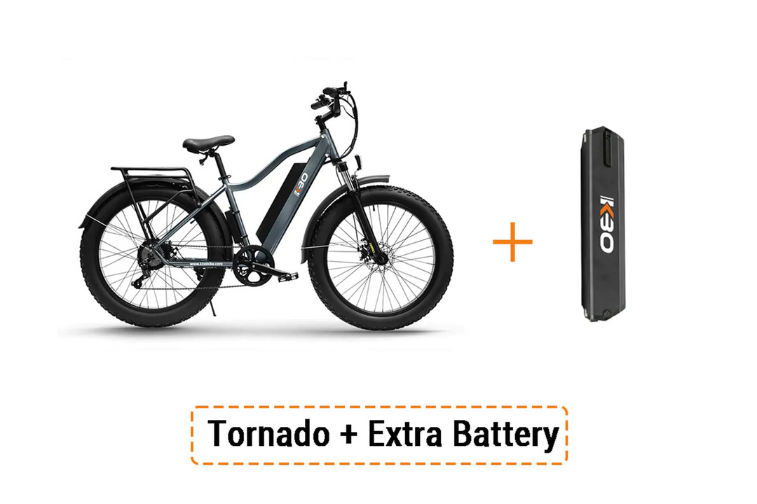 KBO All Terrain Electric Bike Tornado Fat Tire EBike for Mountain KBO Bike